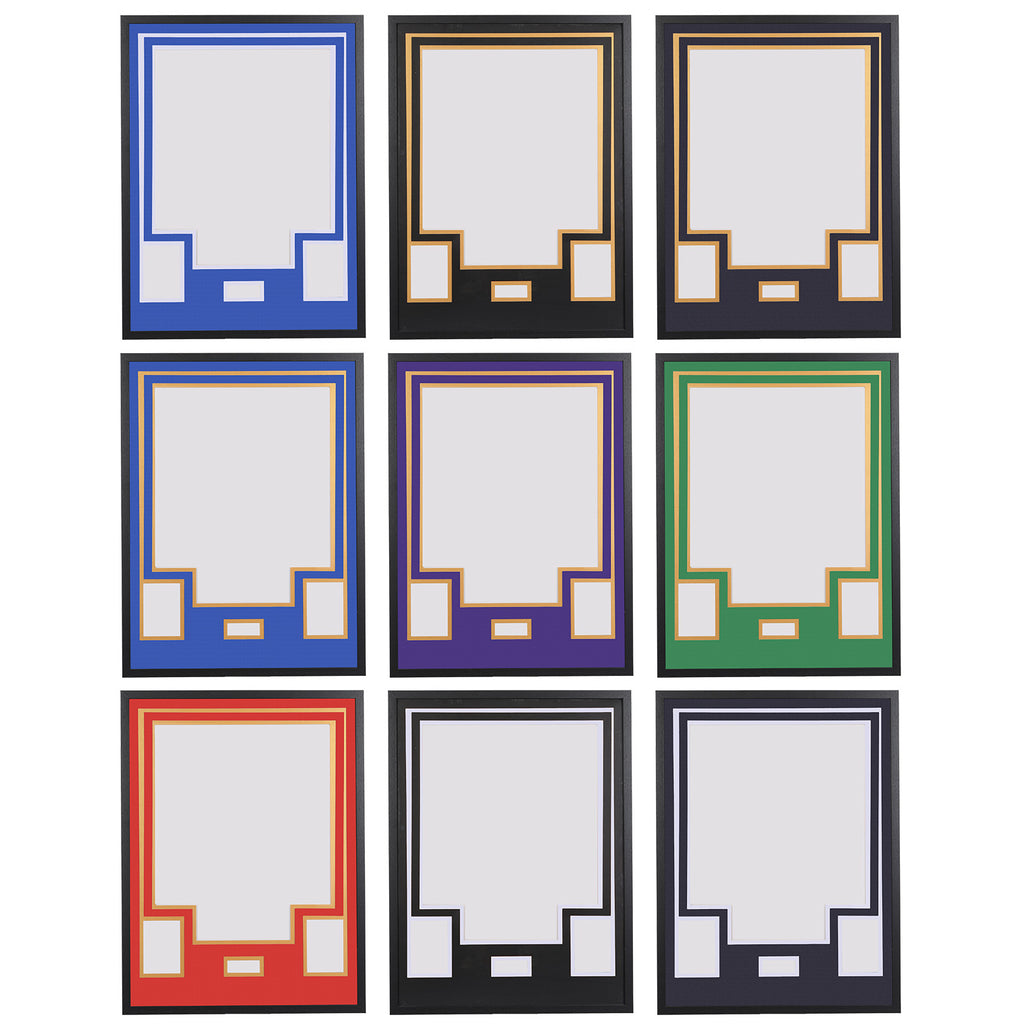 Nice C DIY Jersey Frame Display Case with Custom Color Mat, Wall Mount Custom Jersey Frame with Photo Slots, Shirt Display Shadow Box, with Hardware Kit, Signature Display, Football Basketball Soccer