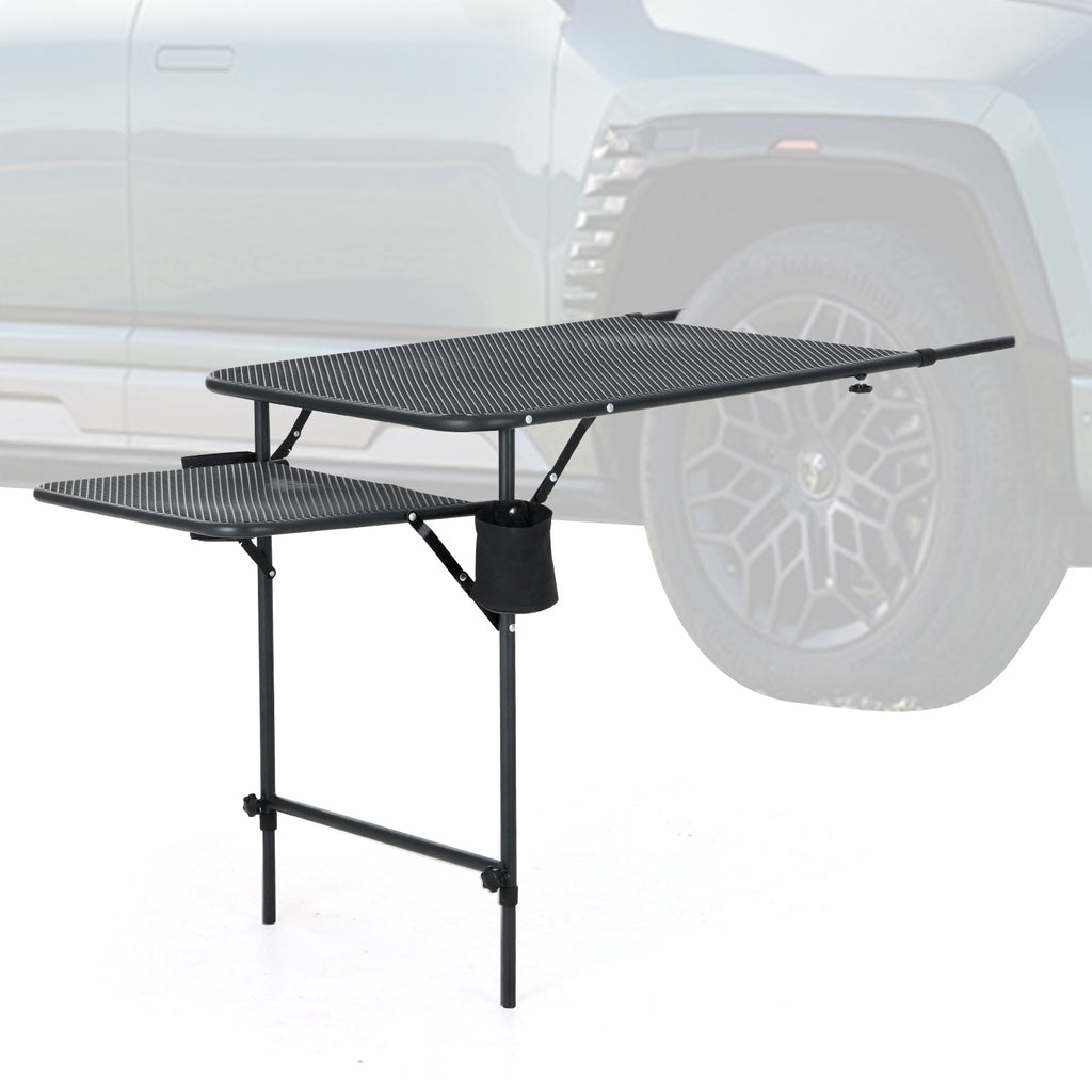 Nice C Adjustable Tailgate &amp; Camping Table – Lightweight, Extendable Vehicle Table 