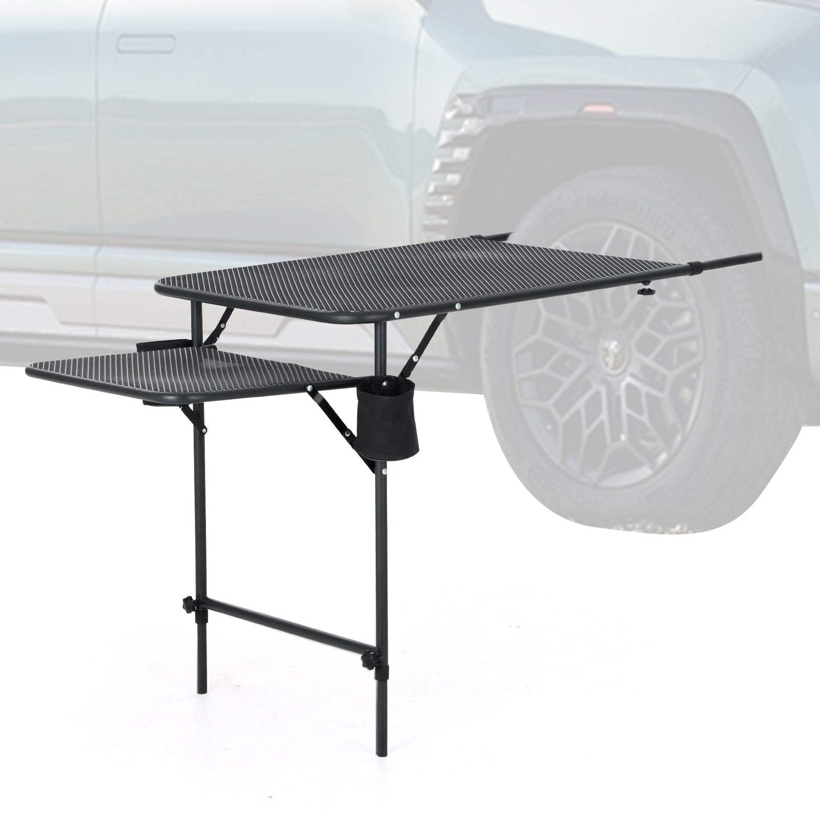Nice C Adjustable Tailgate &amp; Camping Table – Lightweight, Extendable Vehicle Table 