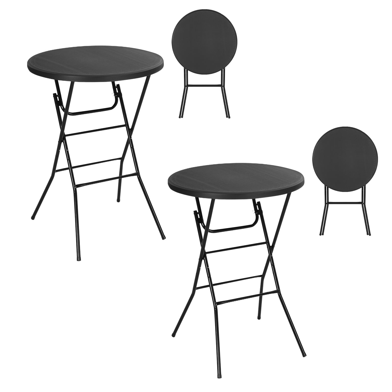 Nice C 31.5" Plastic Folding Table – Waterproof Party &amp; Camping Table 