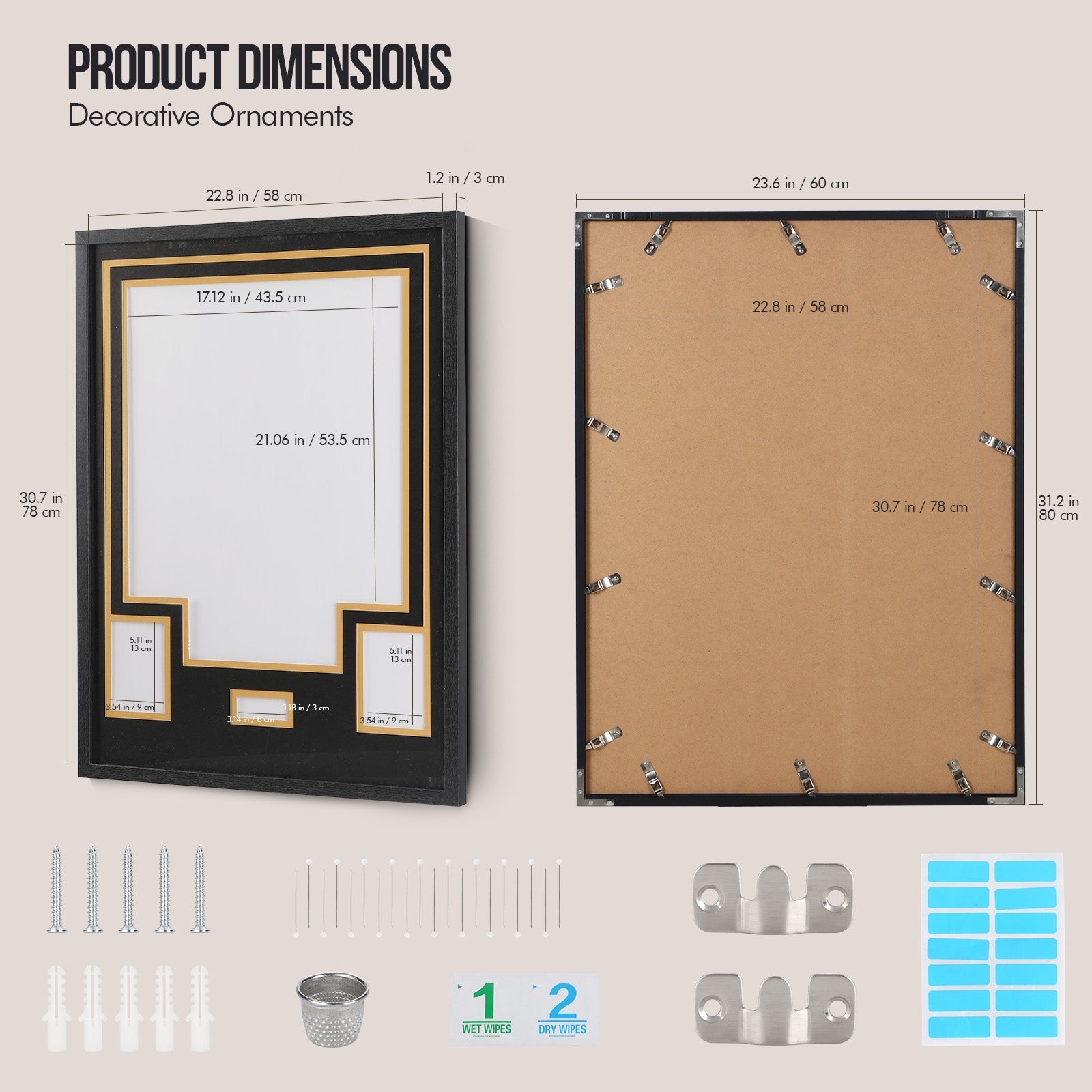 Nice C DIY Jersey Frame Display Case with Custom Color Mat, Wall Mount Custom Jersey Frame with Photo Slots, Shirt Display Shadow Box, with Hardware Kit, Signature Display, Football Basketball Soccer