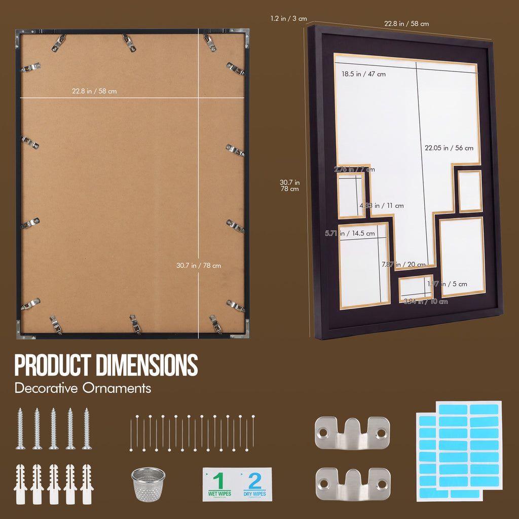 Nice C Jersey Display Frame Case with 4 Photos & Signature Display