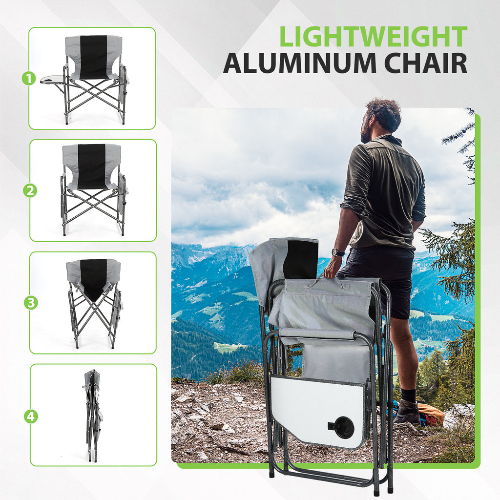 Nice C Lightweight Director's Chair, Foldable for Camping, Events &amp; Home 