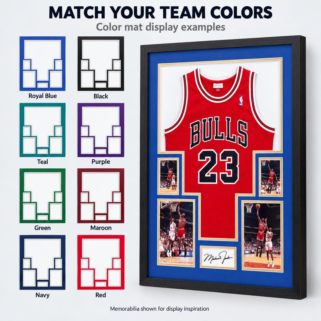 Nice C Custom Jersey Display Frame Case with 4 Photo Slots — photo 4