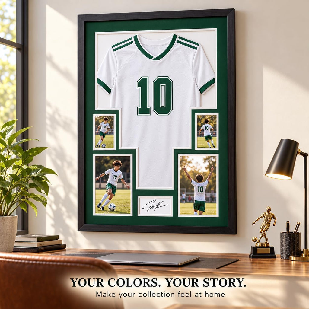 Nice C Custom Jersey Display Frame Case with 4 Photo Slots — photo 3