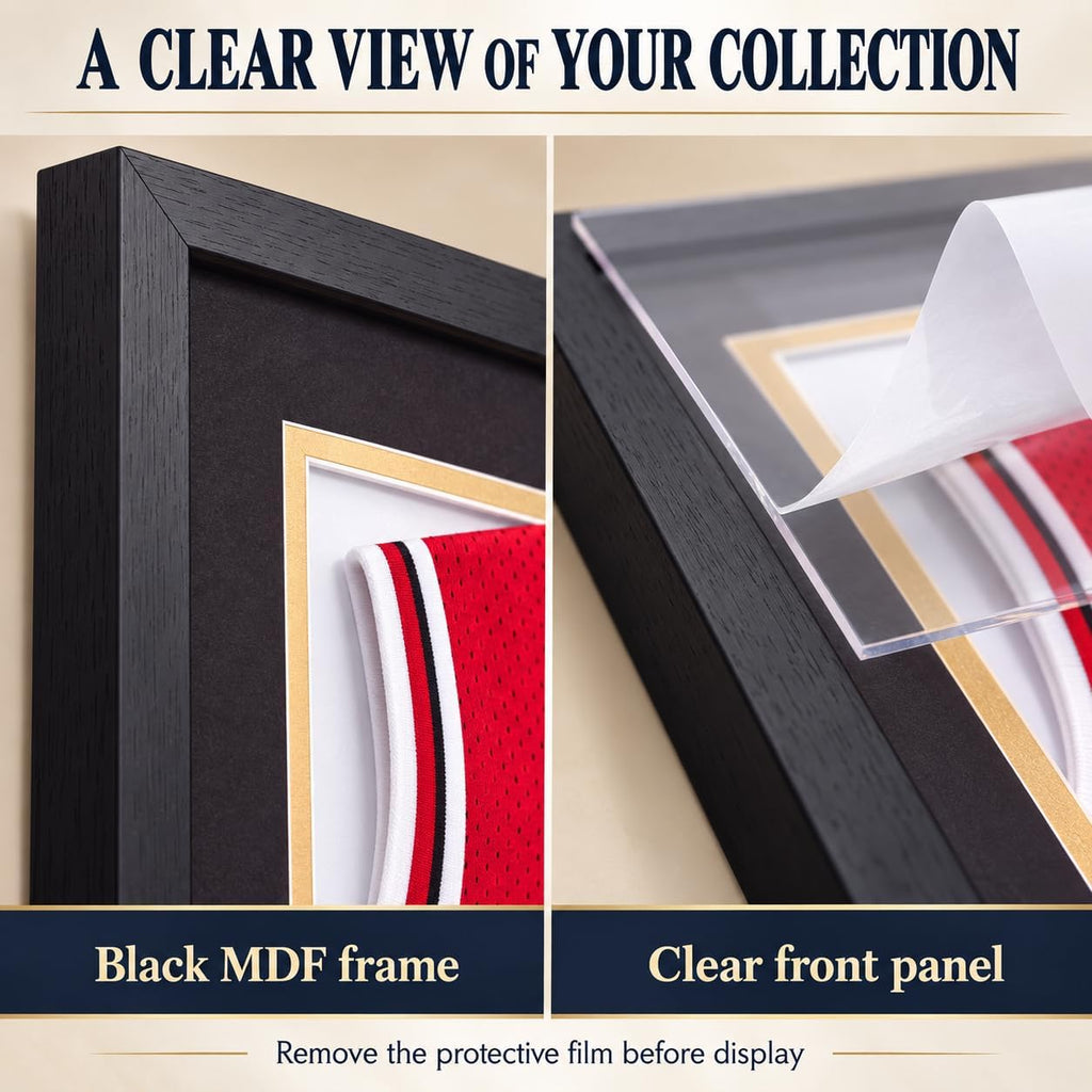 Nice C Custom Jersey Display Frame Case with 4 Photo Slots — photo 7