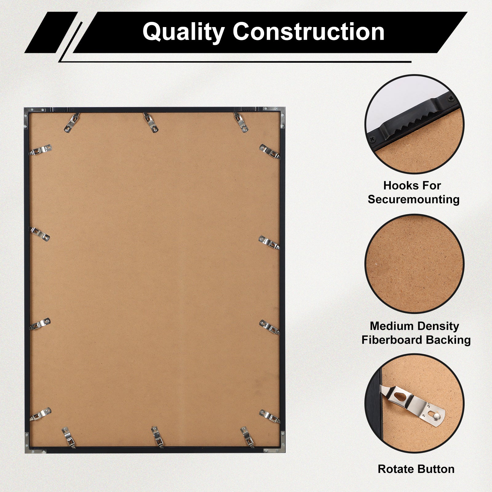 Nice C Jersey Frame Display Case with Picture Slots &amp; 98% UV Protection 