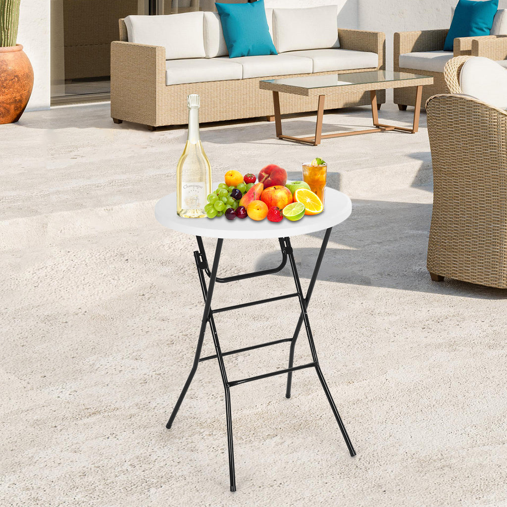 Nice C 31.5" Plastic Folding Table – Waterproof Party &amp; Camping Table 