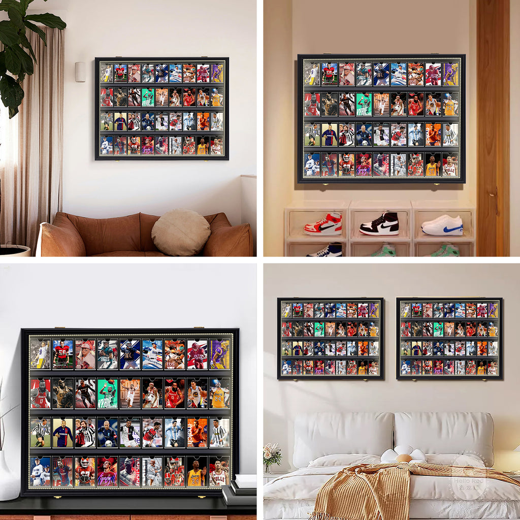 Nice C LED Baseball Graded Card Display Case (Horizonta/Vertical  1 /2 3 Pack)