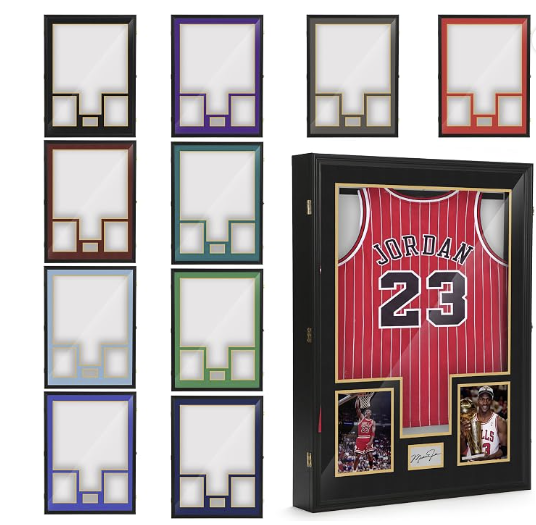 Nice C Custom XL Jersey Display Case with Photo Slots — photo 1